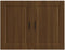 vidaXL - Keukenwandkast - Porto - bewerkt - hout - bruin - eikenkleur