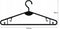 Synx Tools Kledinghangers Kleerhangers - Zwart - 100 Stuks - Broekhangers - Hanger - Voordeelverpakking 100 stuks - Ophangers - Roklat - Multi Pack 100 stuks - Kapstokken