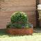 vidaXL - Tuinplanten - 5 - stuks - 80x80x20 - cm - Cortenstaal