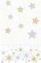 Duni - Tafelkleed l138b220 cm snowstars wht