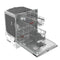 ETNA VW839N - Vaatwasser - 14 couverts - FanDry-functie