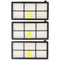 Pack of 3 vacuum cleaner filters for vacuum cleaners such as iRobot Roomba 800 series, Hepa filter,