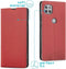 iMoshion Hoesje Geschikt voor Motorola Moto G 5G Hoesje Met Pasjeshouder - iMoshion Slim Folio Bookcase - Rood