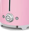Smeg TSF02PKEU - Broodrooster - 1500W 2 sleuven 6 bruining-niveaus - Roze