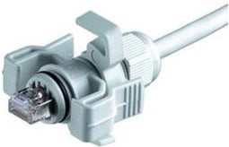 Telegärtner 100023013 RJ45-stekkerset variant 6 Stekker, recht Aantal polen: 8P8C Lichtgrijs 1 stuk(s)