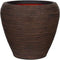 Capi Europe - Vaas taps rond Rib NL - 42x38 - Antraciet - Opening Ø31 - Bloempot voor binnen en buiten - Levenslang garantie - Breukbestendig - 100% Recyclebaar - CO2 Neutraal geproduceerd - KOFZ362