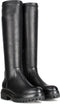POSH by Poelman CYBELE - Dames Laarzen - Chunky zool 4.5 cm - Zwart