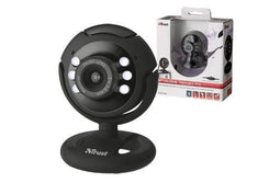 Trust SpotLight Webcam Pro - Webcam - 1.3MP resolutie - Ingebouwde microfoon en verlichting - Zwart