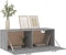 vidaXL - Wandkast - 100x36,5x35 - cm - bewerkt - hout - grijs - sonoma - eikenkleurig