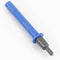 HT Instruments 404-IECB Banaanstekker Bananenbus, Bus 4 mm, Steekaansluiting 4 mm CAT III 1000 V, CAT IV 600 V Blauw 1