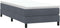 vidaXL - Boxspring - zonder - matras - fluweel - donkergrijs - 100x210 - cm
