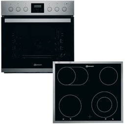 Bauknecht HVS3TH8V2IN - Inbouw Oven 65L - Keramische Kookplaat 4 Zones - Zilver