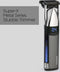 Babyliss S996E - Stoppelbaardtrimmer - Draadloos - Japanse stalen bladen - 24 lengtestanden