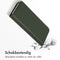 Accezz iPhone 13 - Premium Leather Slim Bookcase - Echt Nappa leer - Groen