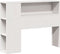vidaXL - Hoofdbord - met - opbergruimte - 100 - cm - massief - grenenhout - wit