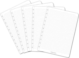 Uitbreidingsset Correctbook A4 met 5 gelinieerde bladen