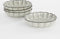 Mica Decorations Corfu - Schaal - H5 x Ø18,5 cm - Keramiek - Grijs