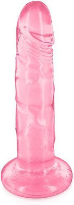 Pure Jelly L - Realistische Dildo met Zuignap - 18 x 3.5cm - Roze