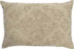 Dutch Decor EVY - Kussenhoes van katoen Pumice Stone 40x60 cm - beige - met rits