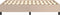 vidaXL - Bedframe - zonder - matras - 120x190 - cm - kunstleer - cappuccinokleurig