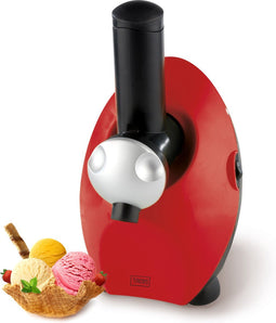 Trebs 99283 - IJsmachine - Sorbetijs van bevroren fruit - Rood-Zwart