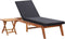 vidaXL - Ligbed - met - tafel - poly - rattan - en - massief - acaciahout