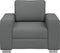 vidaXL - Fauteuil - in - Donkergrijs, - 59 - cm - Stof