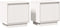 vidaXL - Nachtkastjes - 2 - st - 40x30x40 - cm - massief - grenenhout - wit