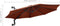 vidaXL - Wandparasol - met - metalen - paal - 300 - cm - terracottakleurig