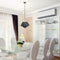 V-TAC VT-7401-BG - Hanglamp - E27 houder - Zwart + Goud