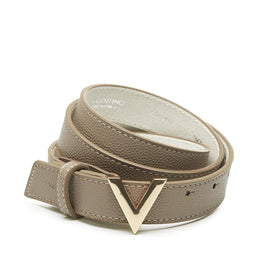 Valentino Divina - Kledingriem - PU met V-vormige gesp - Taupe - Maat S (100 cm)