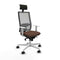 Bureaustoel met hoofdsteun Piqueras y Crespo 4B026N1 Donkerbruin