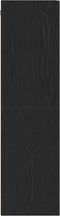vidaXL - TV-meubel - Zwart - Eiken - 30,5x30x110 - cm - Gefabriceerd - Hout