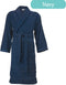 The One Towelling Organic Badjas - L/XL - Hoge vochtopname - 100% Biologisch gekamd katoen - Marineblauw