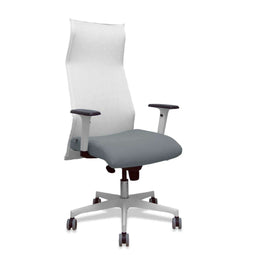 Bureaustoel Piqueras y Crespo 54BR65G Wit Grijs
