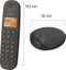 Logicom - ILOA 100 - Huistelefoon Draadloos - zonder antwoordapparaat - 1 Handset - Dect telefoon - Zwart