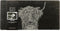 Tafelloper Schotse hooglander - Gegraveerd - 50x25 - Leisteen - Just Slate Company Scotland