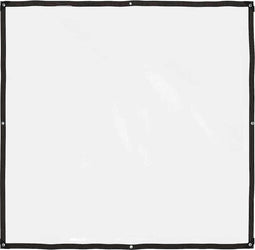 vidaXL - Doorzichtig - zeildoek - met - zeilringen - 2x2 - m - polyethyleen