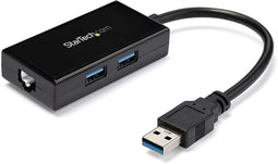 StarTech.com USB31000S2H - Netwerkadapter - Gigabit Ethernet en 2x USB 3.0 poorten