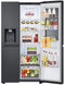 LG GSXE81EVBD - Amerikaanse koelkast - InstaView™ Door-in-Door - Zwart Staal