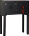 Console DKD Home Decor Zwart Rood Spar Hout MDF (63 x 26 x 83 cm)
