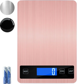 S.old Digitale Keukenweegschaal - Kookweegschaal - 1g tot 10kg - LCD-display - Rosé