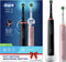 Oral-B Pro 3 - Elektrische Tandenborstel - 3 Poetsstanden - Zwart en Roze