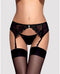 Obsessive - Charms Garter Belt & String Zwart L/XL