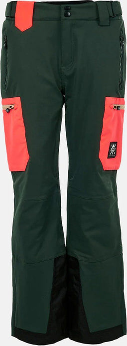 Watts X-Elipse - Skibroek - 4 Way Stretch Dupore-X 20K/20K - Groen/Roze