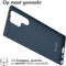 iMoshion Hoesje Geschikt voor Samsung Galaxy S23 Ultra Hoesje Siliconen - iMoshion Color Backcover - Donkerblauw