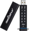 iStorage datAshur IS-FL-DA-256-4 - USB-stick - Militair niveau hardware versleuteling - Zwart