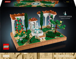 LEGO Icons Tuin met fontein - 10359