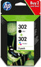 HP 302 - Inktcartridge - Origineel - Kleur en Zwart