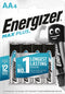 Energizer Max Plus - AA Batterijen - Alkaline - 4 stuks